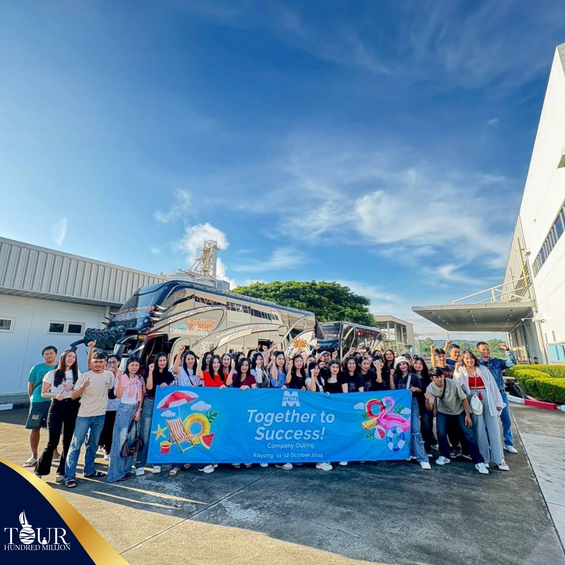 Outing ระยอง บริษัท มิยะคิ (ประเทศไทย) จำกัด
จำนวน 2 บัส 83 ท่าน
ON 11-12 OCT 2025
2D1N